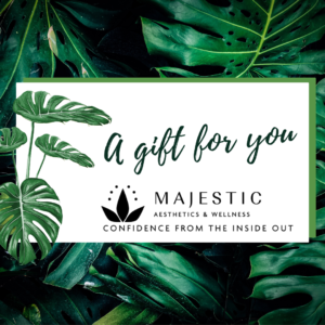 a gift for you majestic green background leaf