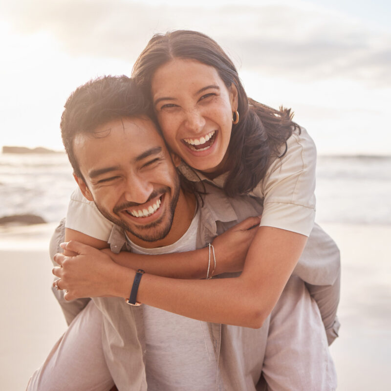 couple on the beach